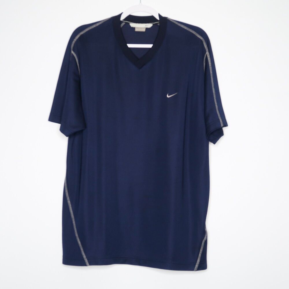 Nike Mens Shirt Size XL Blue Golf Casual Athletic‎ Pullover Tee